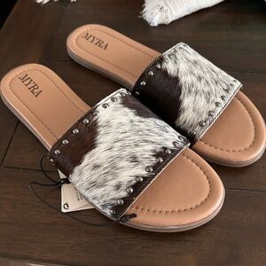 Cowhide Sandals